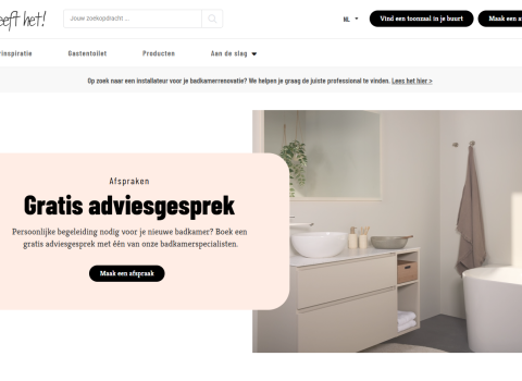 STG Badkamers – Inspirerende badkamerrenovaties via een helder digitaal platform